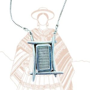 Ten Thousand Villages Fair  Trade Peruvian Sterling Silver Loom Necklace